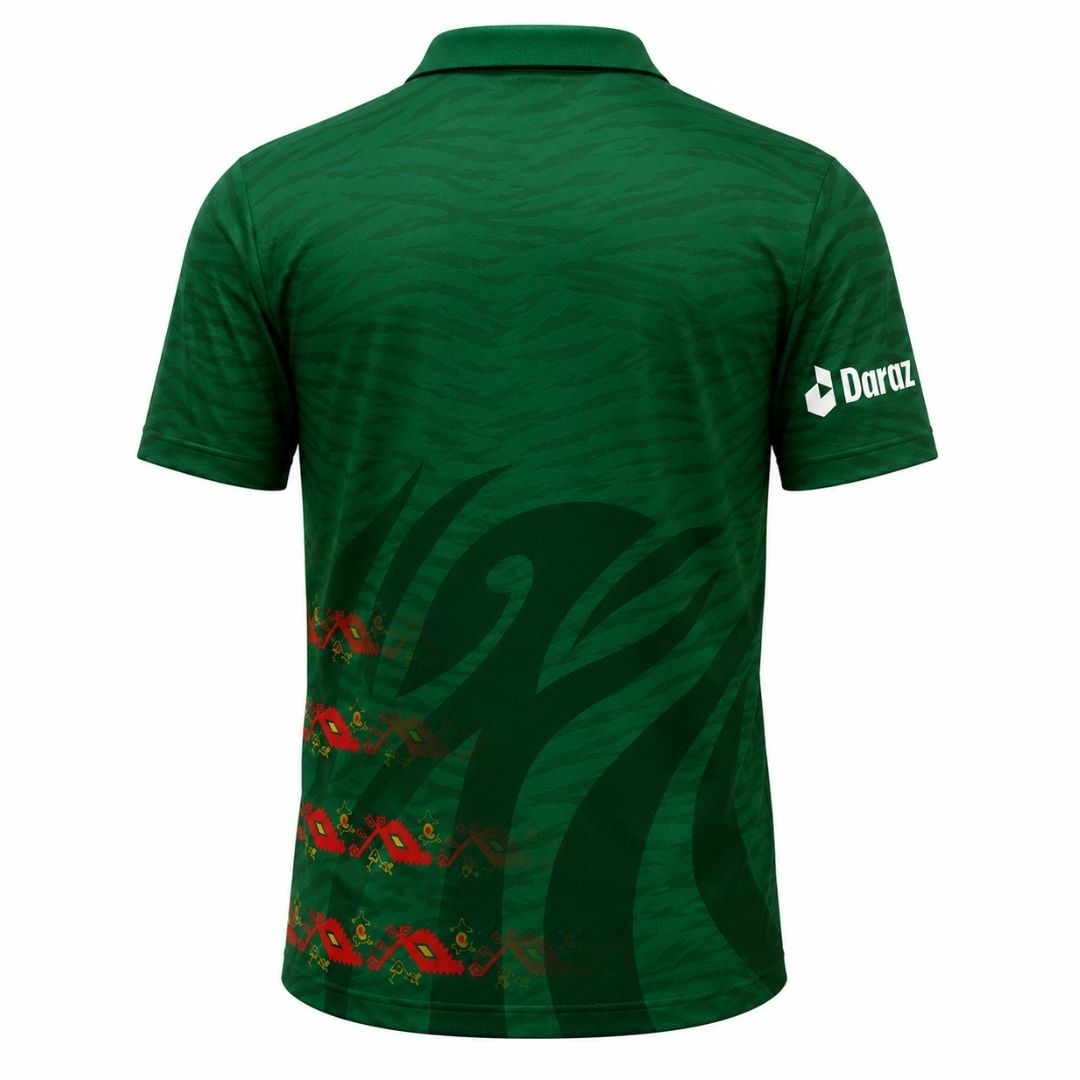 Bangladesh World Cup Official Jersey 2023 – Player Edition — Back
